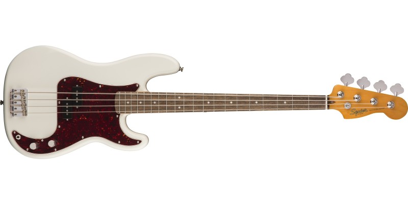Squier online bass white