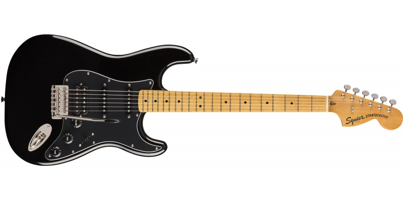 Squier Classic Vibe 70s Stratocaster HSS Black Guitar