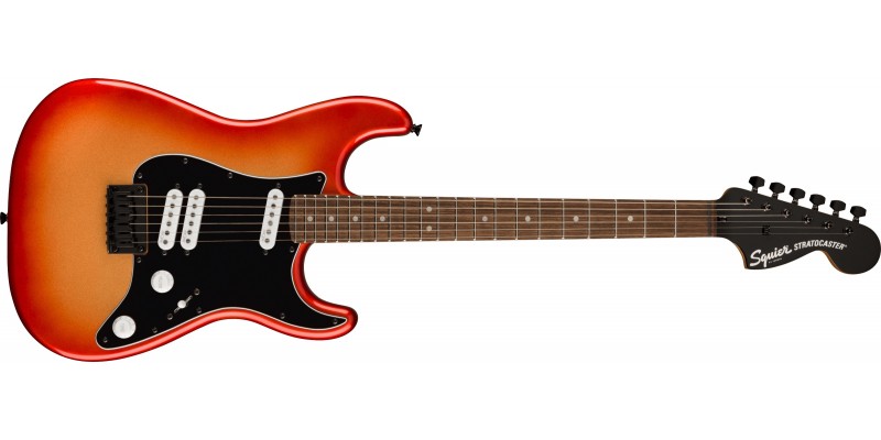 Squier Contemporary Stratocaster Special HT Laurel Fingerboard Black Pickguard Sunset Metallic Front