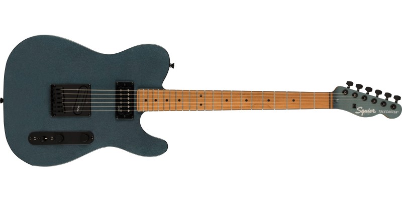 Squier Contemporary Telecaster RH Roasted Maple Fingerboard Gunmetal Metallic Front