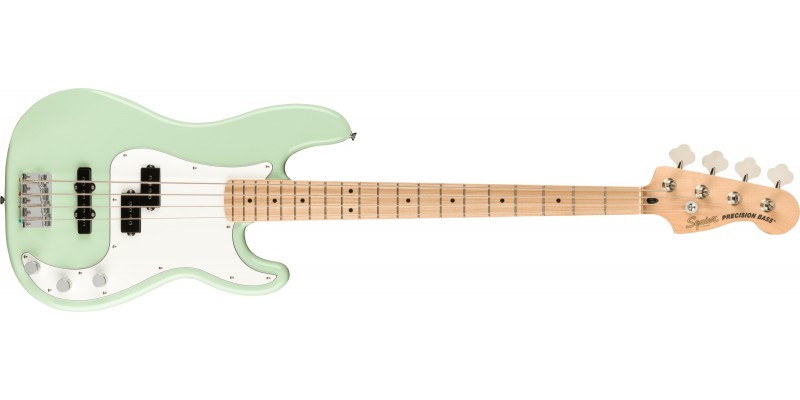 Squier FSR Affinity Series Precision Bass Maple Fingerboard Surf Green Front