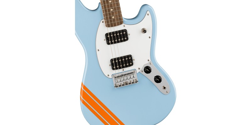 Squier FSR Bullet Competition Mustang HH Daphne Blue with
