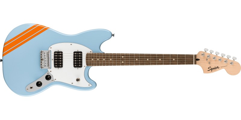 Squier FSR Bullet Competition Mustang HH Daphne Blue with