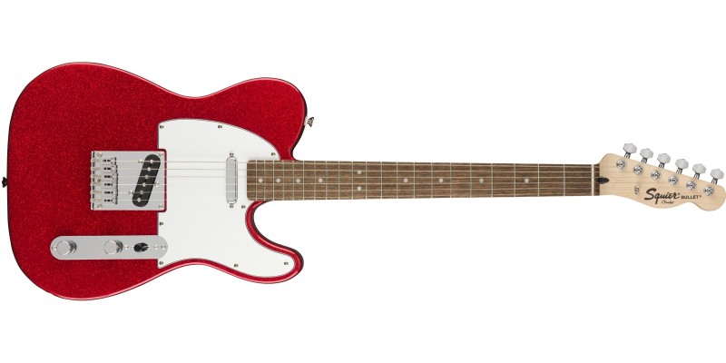 Squier FSR Bullet Telecaster Red Sparkle Front