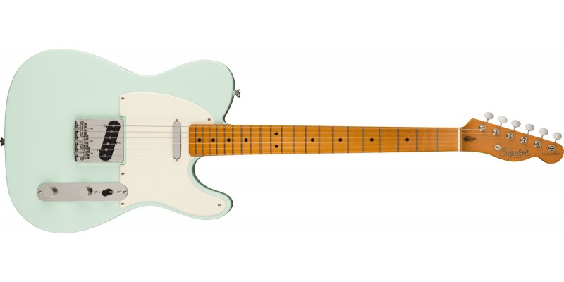 Squier FSR Classic Vibe 50s Telecaster Maple Fingerboard Parchment Pickguard Sonic Blue Front