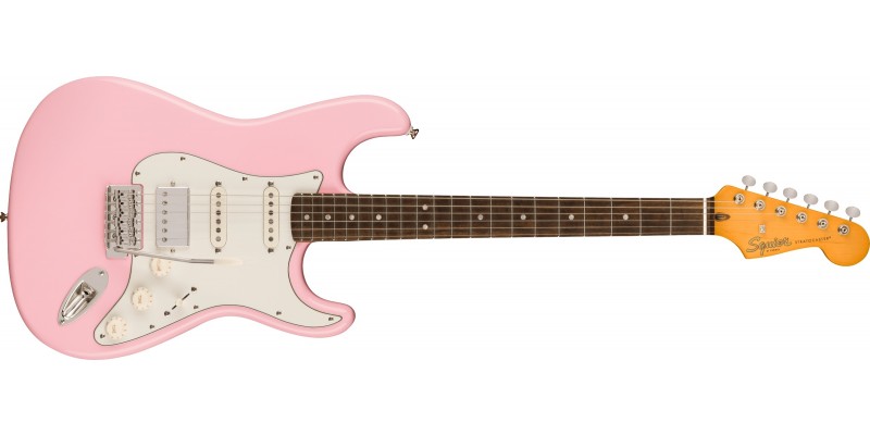 Squier FSR Classic Vibe 60s Stratocaster HSS Shell Pink Guitar