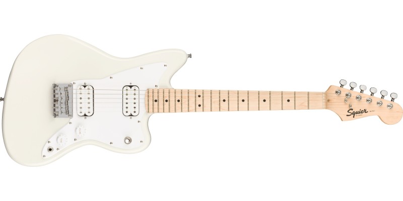 Squier Mini Jazzmaster HH Olympic White Front
