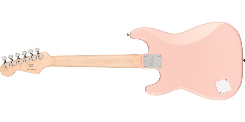 Squier Mini Stratocaster Kids Guitar Shell Pink