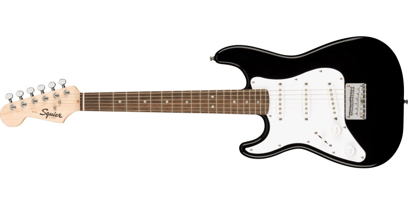 Squier Mini Stratocaster Left Handed Kids Guitar Black Guitar
