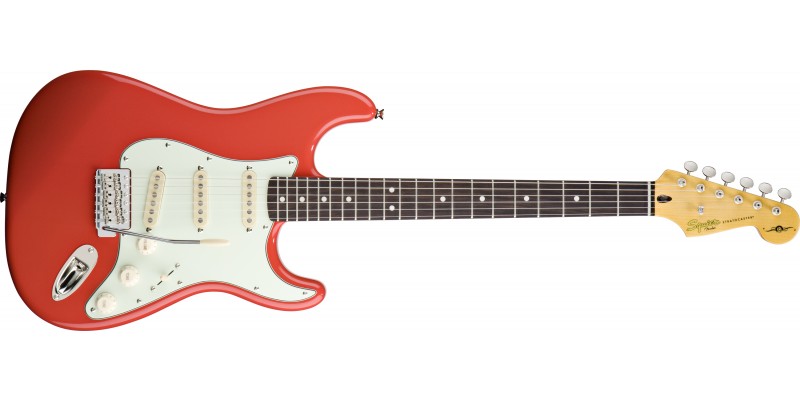 Squier Simon Neil Stratocaster Fiesta Red