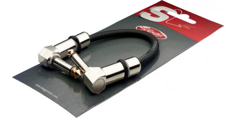 Stagg SPC010L DL Patch Cable 10cm Guitar Lead