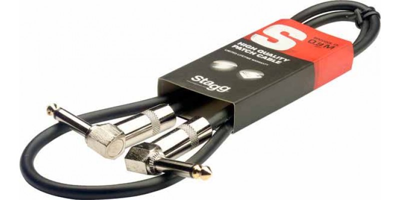 Stagg SPC090L DL Patch Cable 90cm Guitar Lead