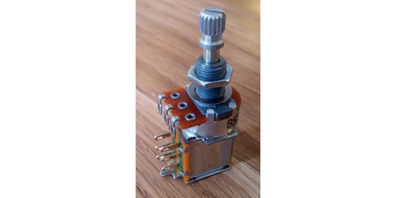 Stentor 500K Linear Guitar Pot Push Pull On Switch