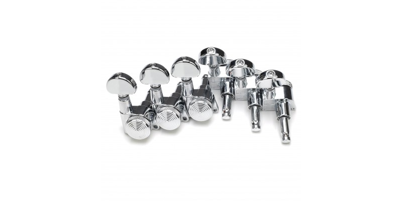 Stentor Locking Guitar Machine Heads Backlocking 3L3R Chrome Main