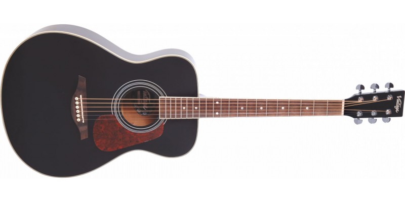 Vintage V300 Acoustic Guitar Starter Package Black