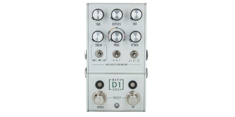 Walrus Audio Mako Series D1 High Fidelity Delay Pedal Front