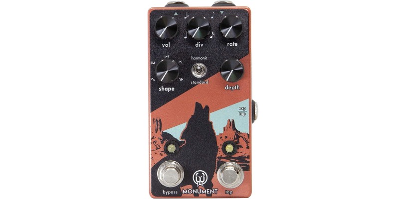 Walrus Audio Monument V2 Harmonic Tap Tremolo Pedal Front