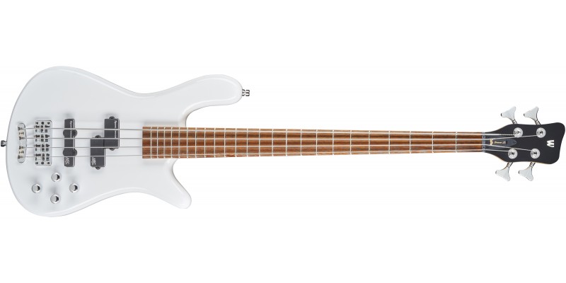 Warwick RockBass Streamer LX 4 Bass Guitar Solid White Front