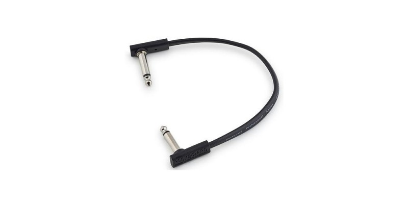 Warwick Rockboard Flat Patch Cable 20cm Black Guitar Co Uk