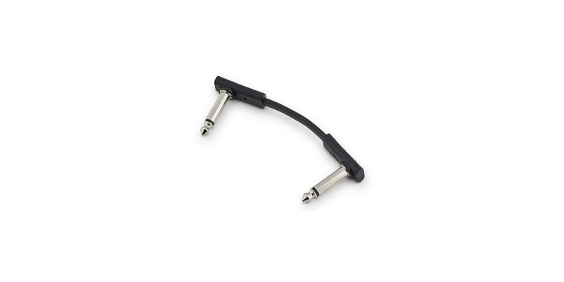 Warwick-RockBoard-Flat-Patch-Cable-5cm-Black-Front