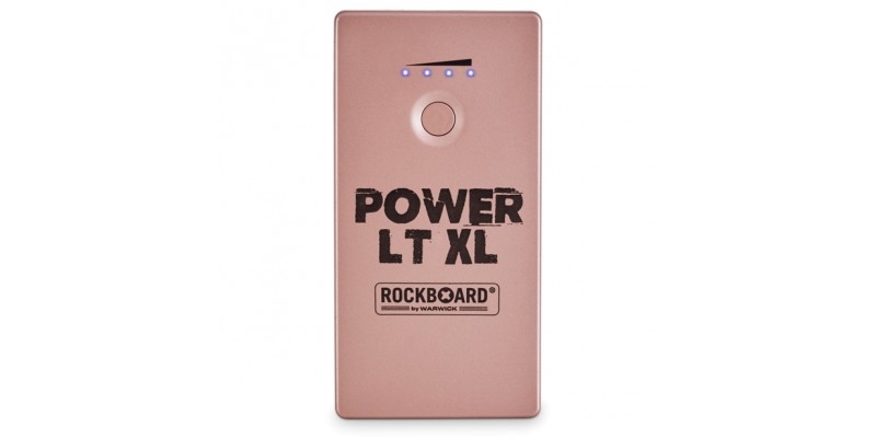 Warwick RockBoard Power LT XL Effects Pedal Power Bank Rose Gold