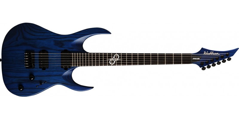 【超歓迎】 Washburn Guitar - Matte Blue Trans Parallaxe PX-SOLAR16TBLM ギター