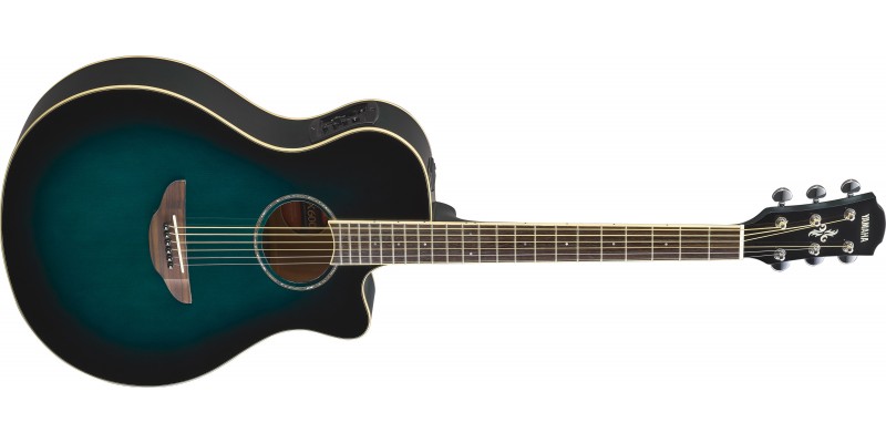 Yamaha APX600 Oriental Blue Burst Front
