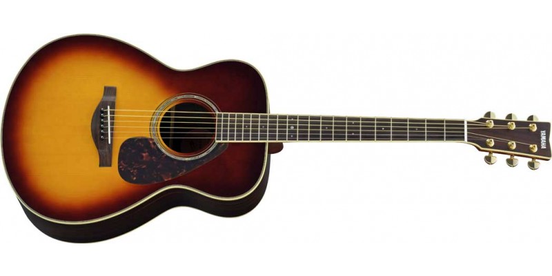 Yamaha Sunburst Acoustic Guitar - Yamaha Ls6 Are Brown Sunburst Acoustic Guitar Uk Guitar Co Uk