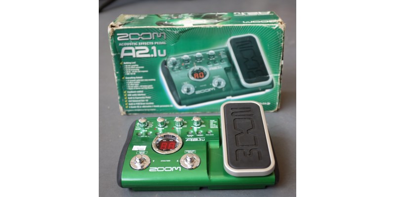 Zoom A2.1u Acoustic Effects Pedal Second Hand