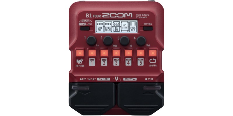 Zoom B1 Four Bass Multi-Effects Pedal - Guitar.co.uk