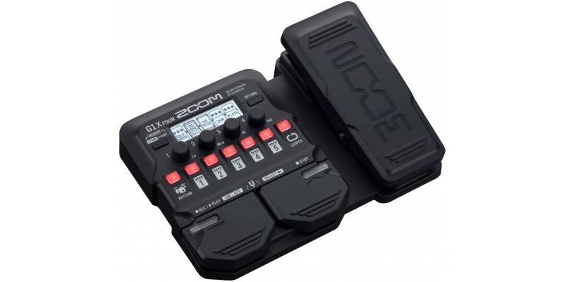 Zoom G1X Four Guitar Multi-Effects Pedal With Expression