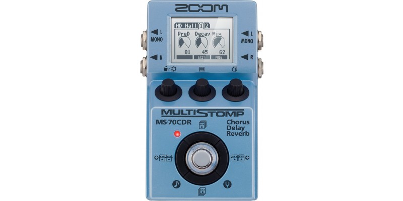 Zoom-MS70CDR-MultiStomp Effects Pedal