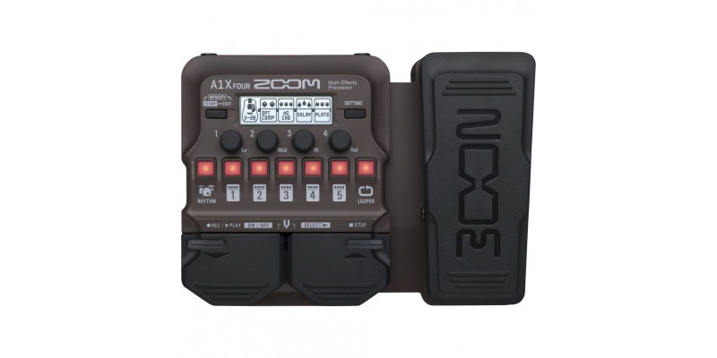 Zoom A1X Four Acoustic Guitar Multi-Effects Pedal - Guitar.co.uk