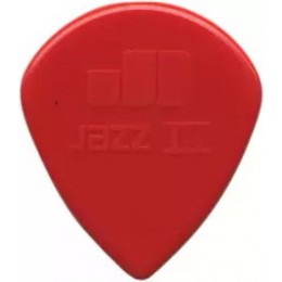 Dunlop Nylon Jazz III Red 1.38mm Plectrum Guitar Pick