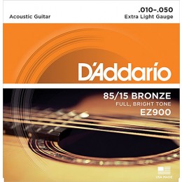 D'Addario EZ900 85/15 Bronze Acoustic Strings