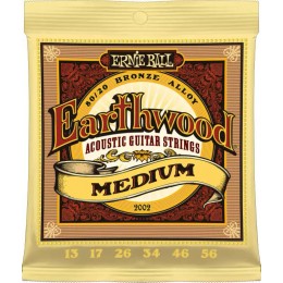 Ernie Ball Earthwood Medium 80/20 Bronze 13-56 Strings