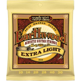 Ernie Ball Earthwood Extra Light 80/20 Bronze 10-50 Strings