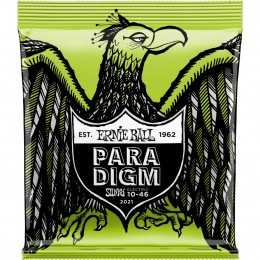 2021 Ernie Ball Paradigm Regular Slinky Electric Guitar Strings 10-46 Gauge Front