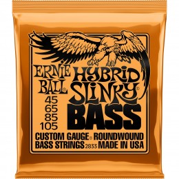 2833 Ernie Ball Hybrid Slinky Bass Strings Nickel Wound 45-105