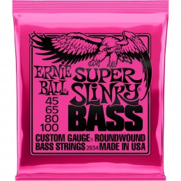 2834 Ernie Ball Super Slinky Bass Strings Nickel Wound 45-100