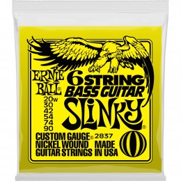 2837 Ernie Ball 6-string Slinky Bass Strings Small Ball End 29 5 8 Scale