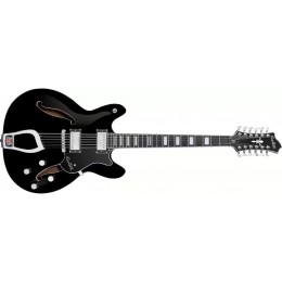 Hagstrom Viking Deluxe 12 String Black