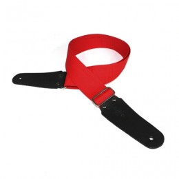 DSL 50POLY-RED Polypropylene Guitar Strap