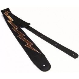 DSL BOLT25-GOLD Lightning Bolt Guitar Strap