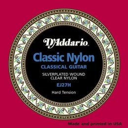 D'Addario EJ27H Student Nylon, Hard Tension Strings