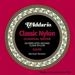 D'Addario EJ27N Student Nylon, Normal Tension Strings