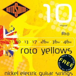 Rotosound R10 Roto Yellows 10-46 Guitar Strings