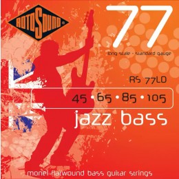 Rotosound RS77LD Jazz Bass 77 Monel Flatwound 45-105