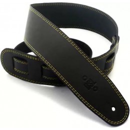 DSL SGE25-15-10 2.5 Black Leather Guitar Strap