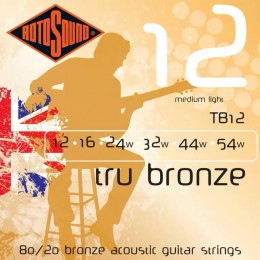 Rotosound TB12 Tru Bronze 12-54